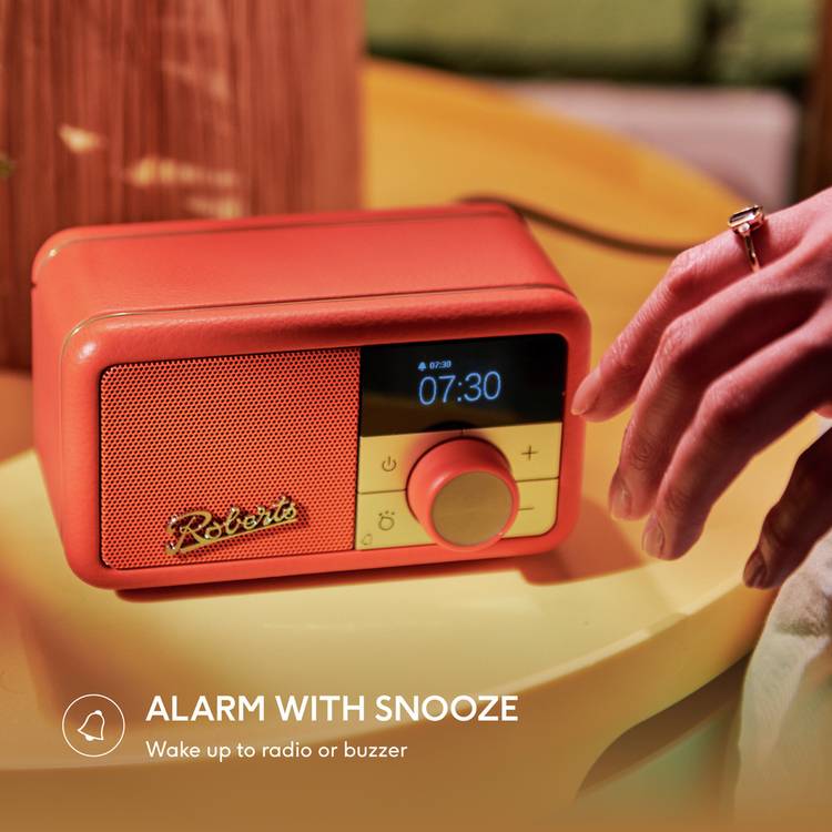 Roberts Revival Petite 2 DAB radio orange (British brand)