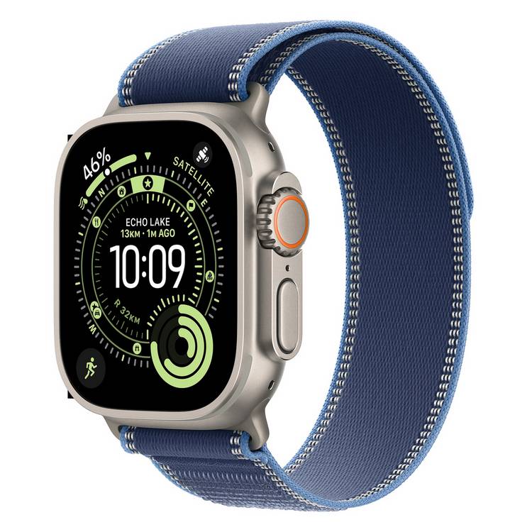 Apple Watch Ultra 3 49mm blue trail loop, UK version