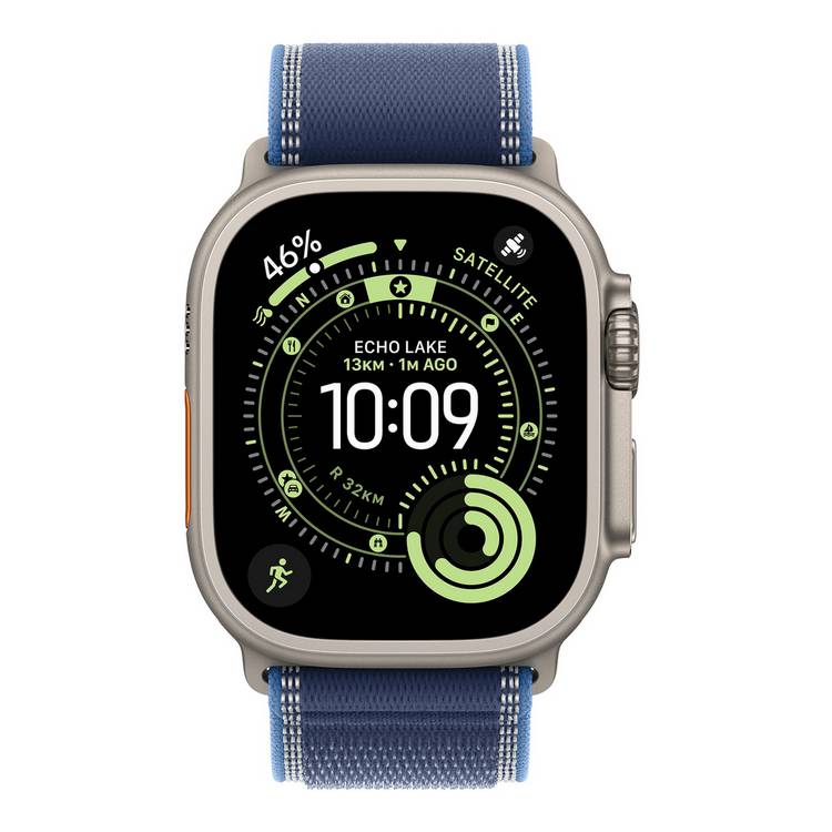 Apple Watch Ultra 3 49mm blue trail loop, UK version