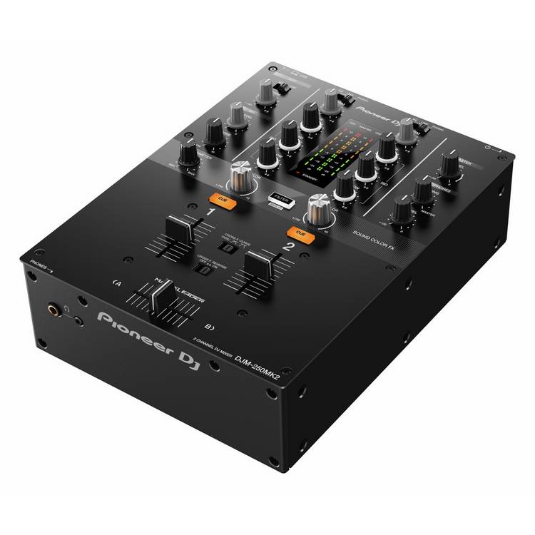 Pioneer DJ DJM-250MK2 2-channel DJ mixer, imported from the UK