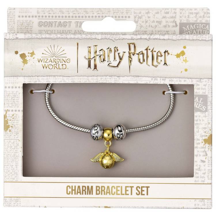 Harry Potter golden snitch charm bracelet 19cm - British product