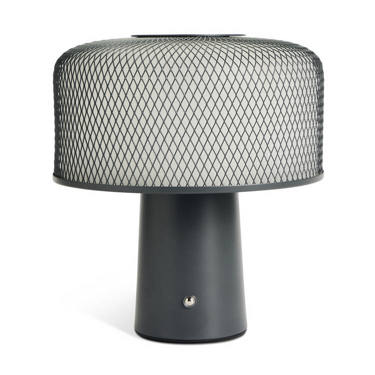 Habitat rechargeable LED table lamp charcoal, UK version