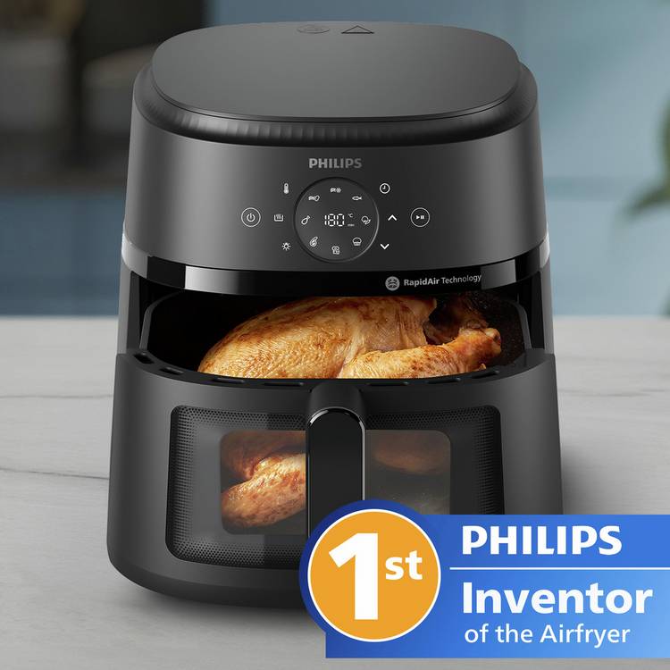 Philips air fryer 2000 series 6.2L black, UK version