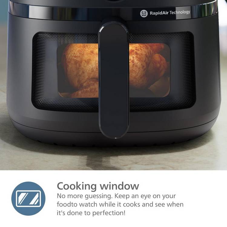 Philips air fryer 2000 series 6.2L black, UK version