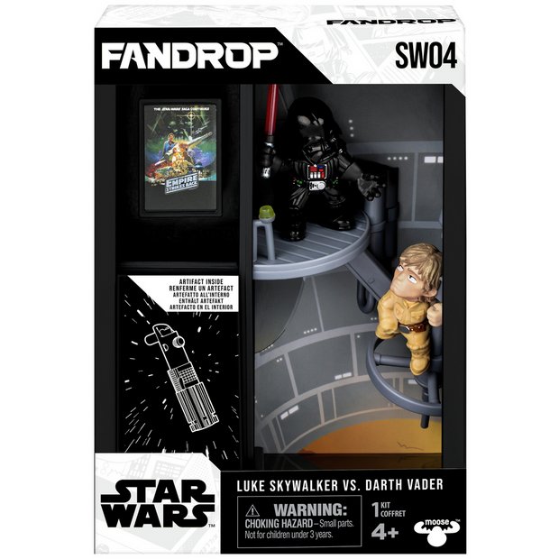 Fandrop Star Wars Luke Skywalker Darth Vader diorama, imported from the UK