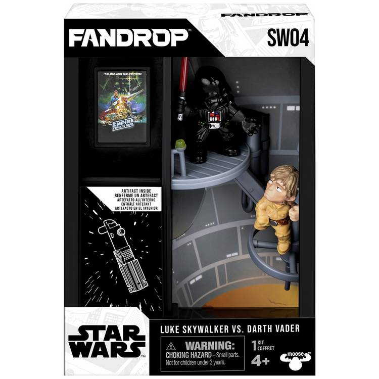 Fandrop Star Wars Luke Skywalker Darth Vader diorama, imported from the UK