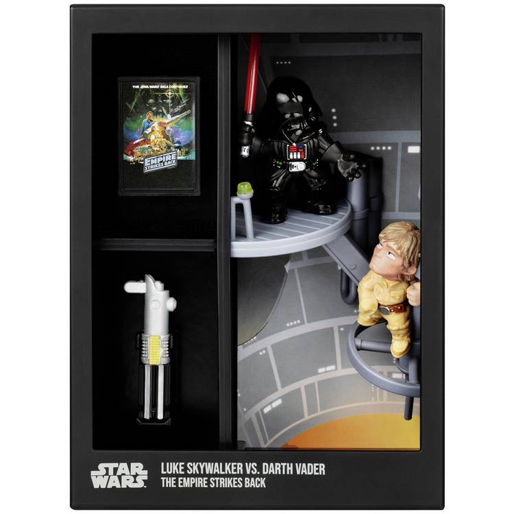 Fandrop Star Wars Luke Skywalker Darth Vader diorama, imported from the UK