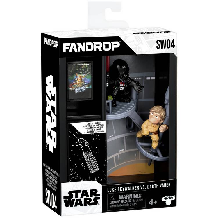 Fandrop Star Wars Luke Skywalker Darth Vader diorama, imported from the UK