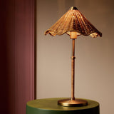 Habitat Norah rattan table lamp natural (British brand)