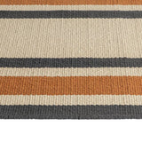 Habitat flatweave rug stripe charcoal 120x170cm - British product