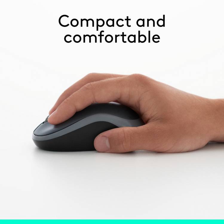 Logitech M185 compact wireless mouse - British product