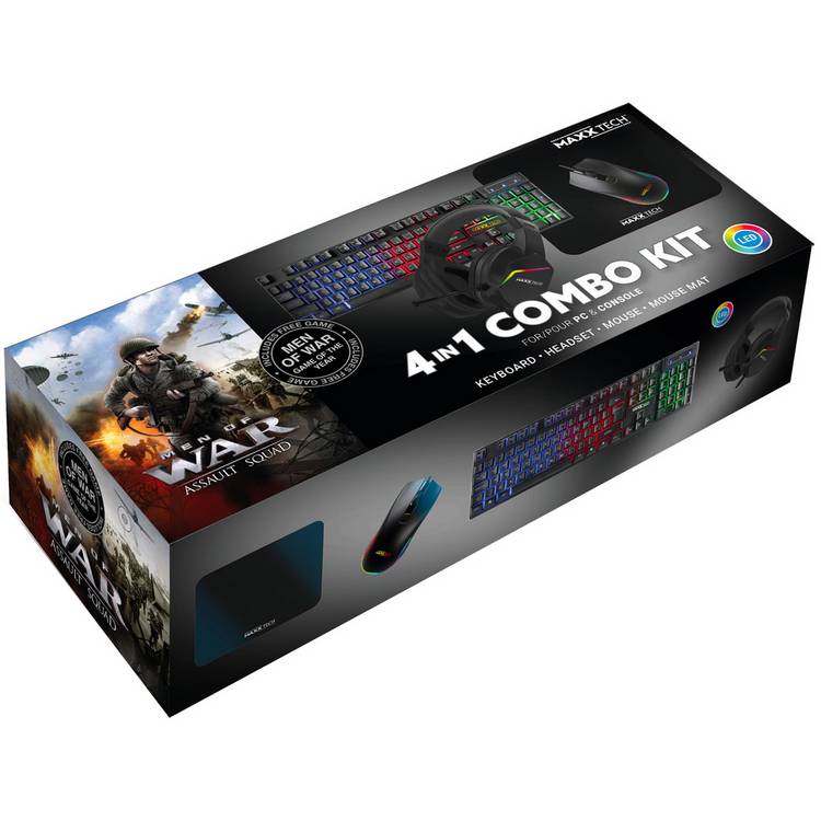 Maxx Tech 4-in-1 gaming combo bundle - British product