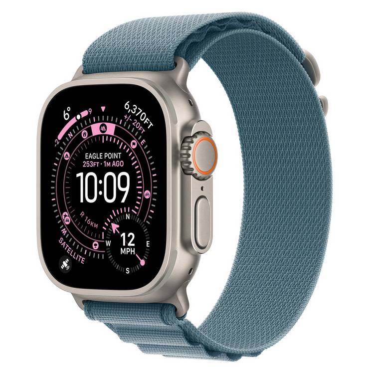 Apple Watch Ultra 3 49mm Light Blue Alpine Loop - British product