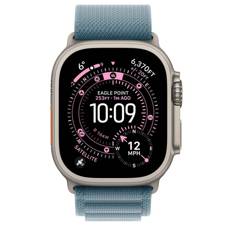 Apple Watch Ultra 3 49mm Light Blue Alpine Loop - British product