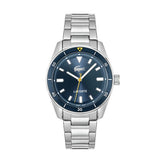 Lacoste men's silver stainless steel bracelet watch, imported from the UK
