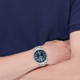 Lacoste men's silver stainless steel bracelet watch, imported from the UK