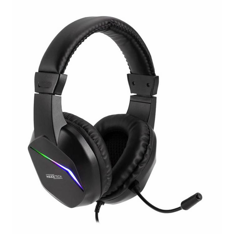 Maxx Tech MX40 LED gaming headset black - British product