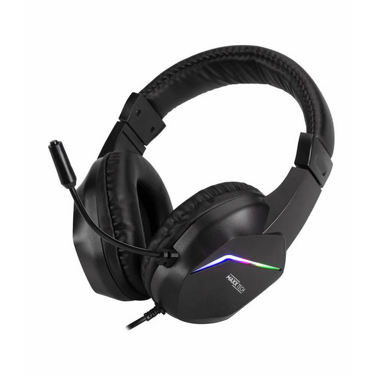 Maxx Tech MX40 LED gaming headset black - British product
