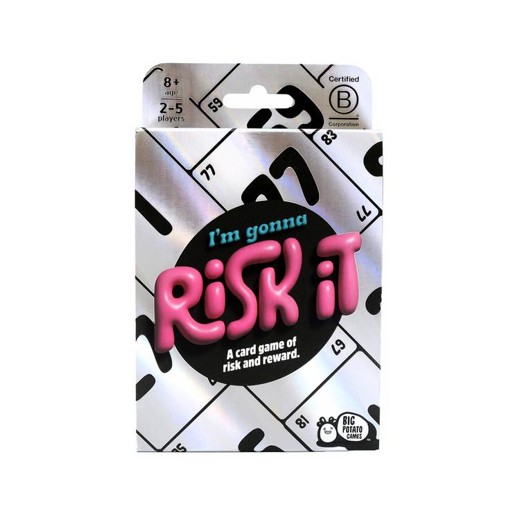 Risk It trading card game - British product
