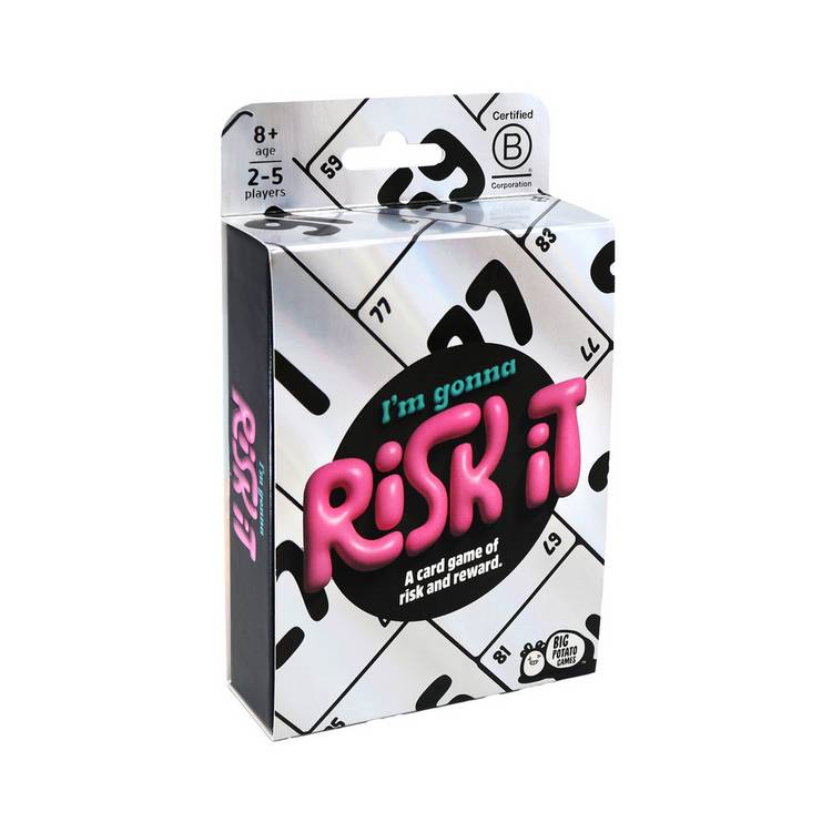 Risk It trading card game - British product