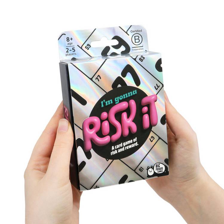 Risk It trading card game - British product
