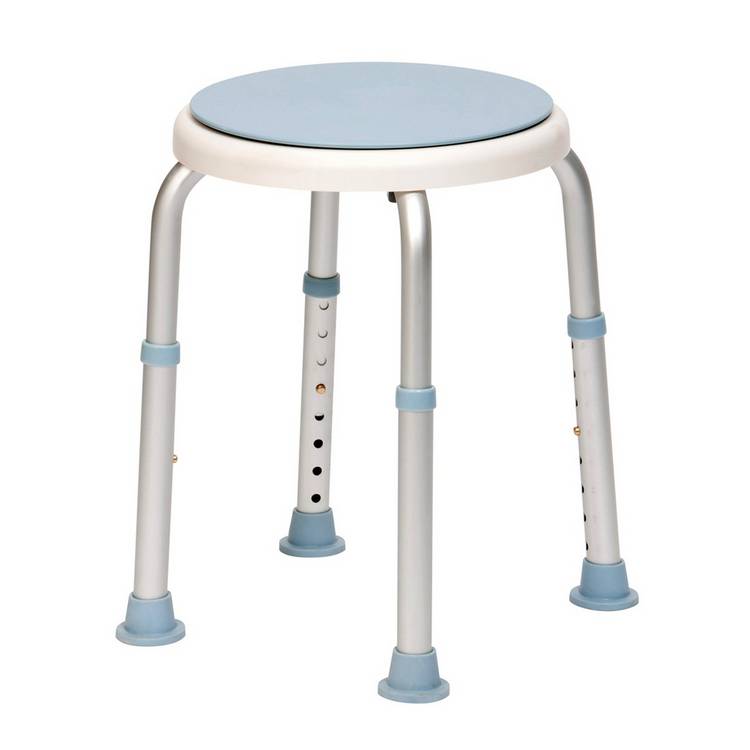 Drive Medical shower stool with rotating seat, imported from the UK