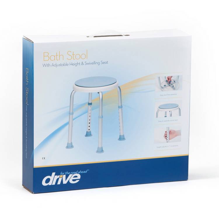 Drive Medical shower stool with rotating seat, imported from the UK