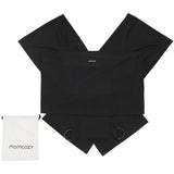 Momcozy baby carrier black soft fabric - British product
