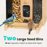 Birdfy Smart Bird Feeder Solar Powered with Camera, imported from the UK