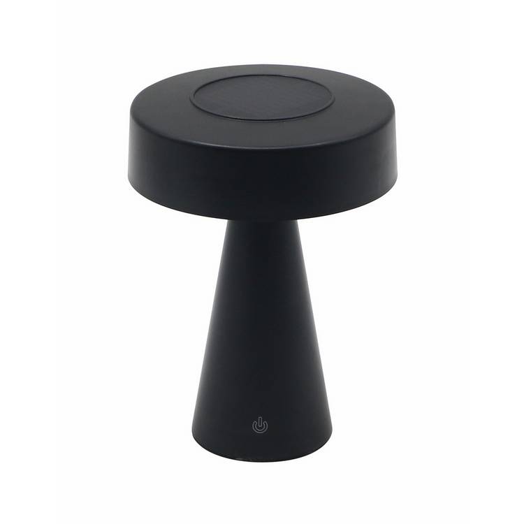 Habitat table top solar light black, imported from the UK
