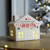Argos Personalised Message Christmas LED House White 13cm- Buy online at McGrocer