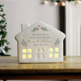 Christmas LED house white 13cm (British brand)