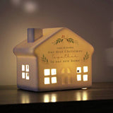 Christmas LED house white 13cm (British brand)