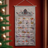 Personalised advent calendar with 24 pockets (British brand)