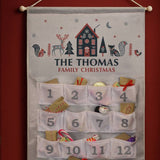 Personalised advent calendar with 24 pockets (British brand)