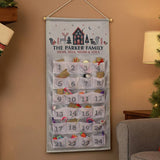 Personalised advent calendar with 24 pockets (British brand)