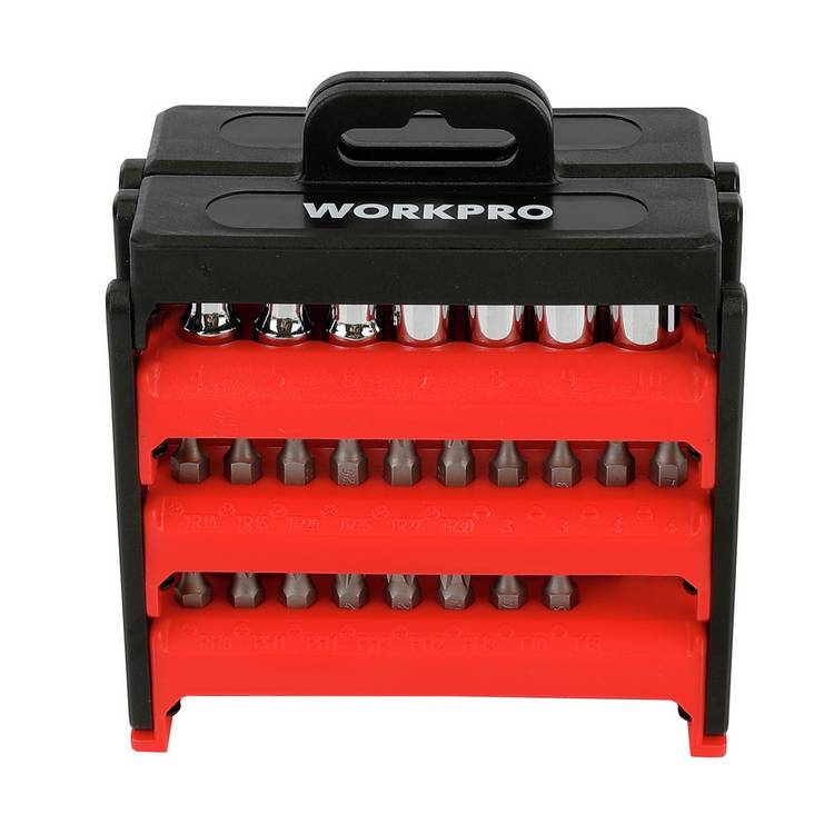 Workpro 52-piece foldable socket set (British brand)