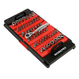 Workpro 52-piece foldable socket set (British brand)