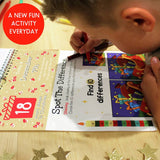 Christmas activity calendar personalised 24 sleeps A4 (British brand)