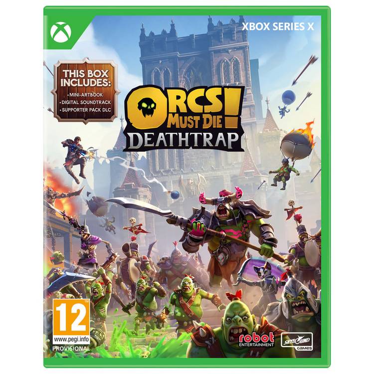 Orcs Must Die Deathtrap Xbox Series X video game, imported from the UK