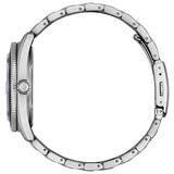 Citizen men's black dial stainless steel watch 43mm - British product