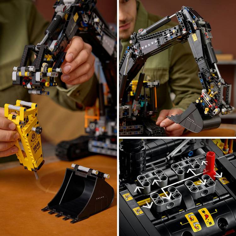 LEGO Technic Volvo EC500 hybrid excavator building set (British brand)