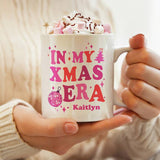 Personalised Christmas era ceramic mug 325ml (British brand)