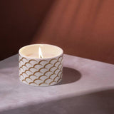 Argos Fired Earth Singlewick Candle White Tea & Pomegranate 6cm x 9.5cm- Buy online at McGrocer