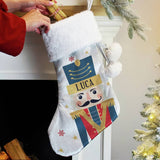Argos Personalised Message Nutcracker Christmas Stocking - 50cm- Buy online at McGrocer
