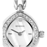 Sekonda ladies watch mother-of-pearl dial stone-set bracelet - British product