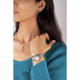 Sekonda ladies watch mother-of-pearl dial stone-set bracelet - British product