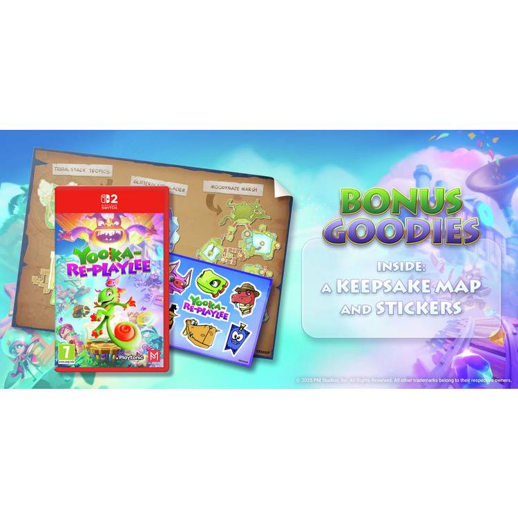 Yooka-Laylee Re-Playlee Nintendo Switch 2 game, UK version