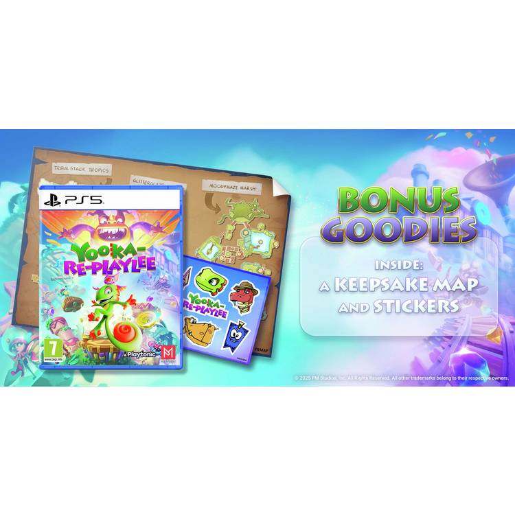 Yooka-Replaylee PS5 game enhanced definitive edition, UK version