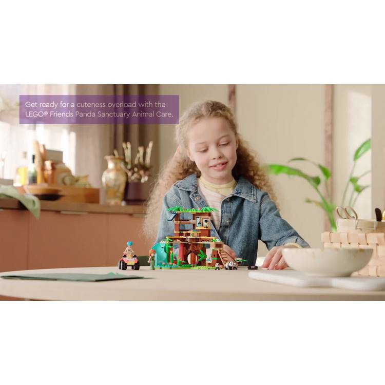 LEGO Friends Panda Sanctuary building toy, imported from the UK